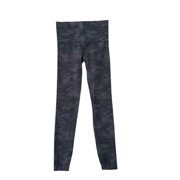 SPANX Pants - SPANX LOOK AT ME NOW BLACK/dark greenCAMO LEGGING seamless size S